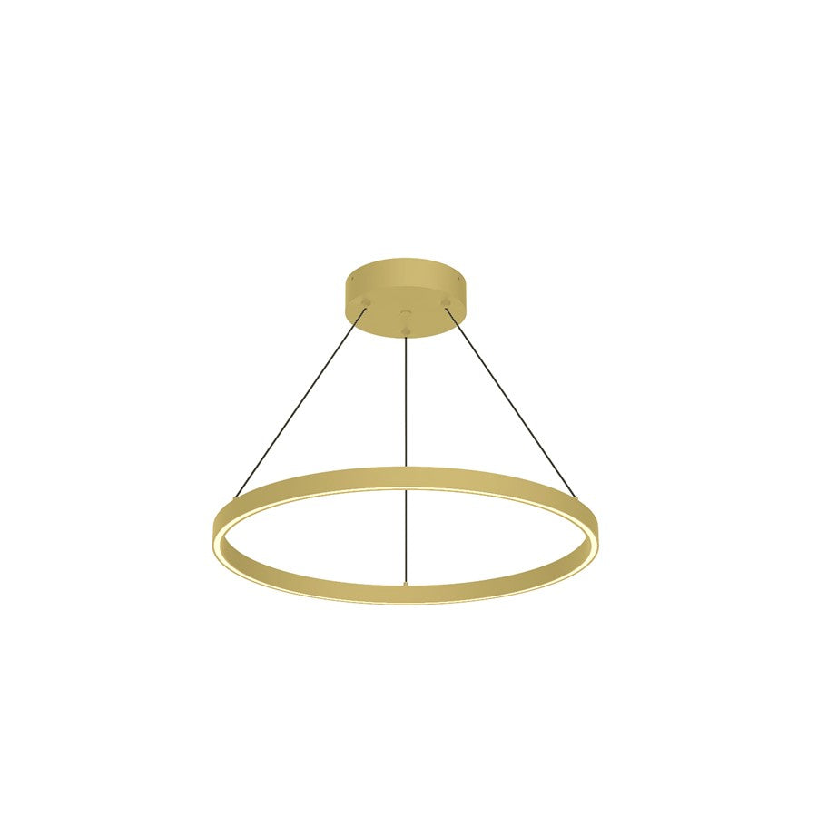 Kuzco Cerchio 24" LED Pendant, Brushed Gold - PD87124-BG-UNV-010