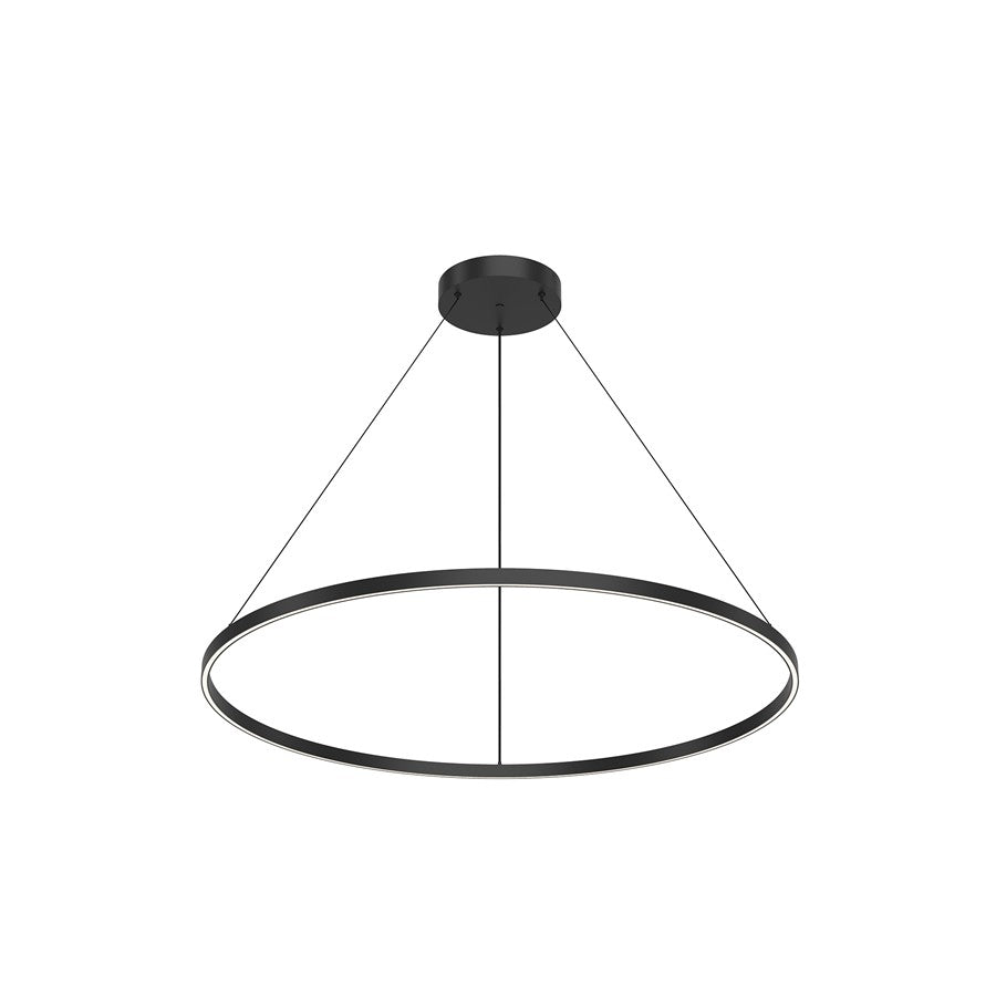 Kuzco Cerchio 48" LED Pendant, Black - PD87148-BK-UNV-010