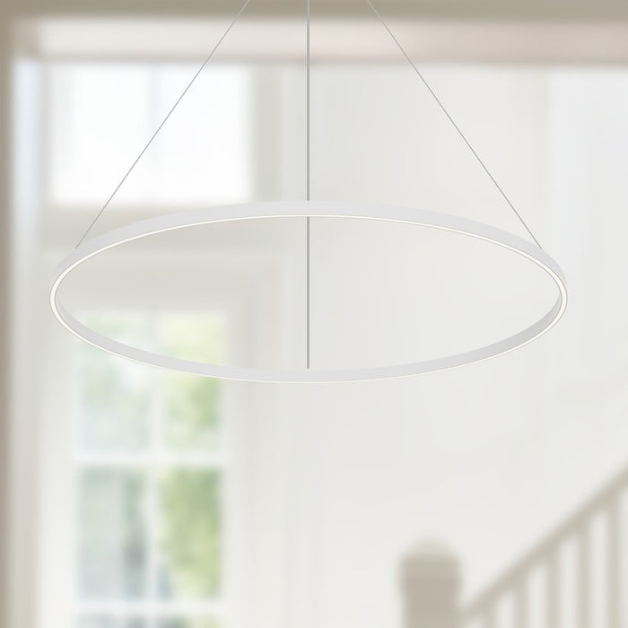 Kuzco Cerchio 48" LED Pendant, White - PD87148-WH-UNV-010