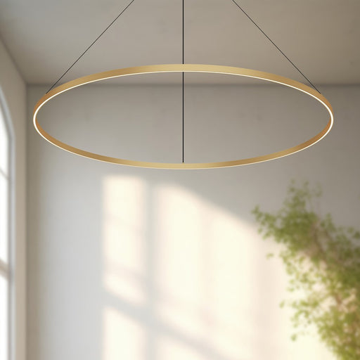 Kuzco Cerchio 60" LED Pendant, Brushed Gold - PD87160-BG-UNV-010