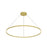 Kuzco Cerchio 60" LED Pendant, Brushed Gold