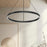 Kuzco Cerchio 24" LED Pendant, Black