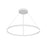 Kuzco Cerchio 36" LED Up/Down Pendant, 78W, White/Clear - PD87736-WH-UNV-010