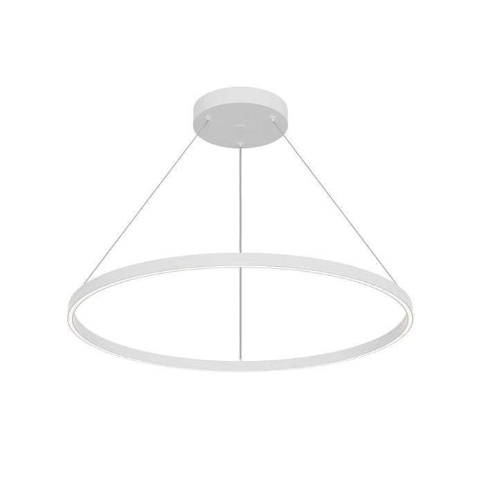 Kuzco Cerchio 36" LED Up/Down Pendant, 78W, White/Clear - PD87736-WH-UNV-010