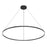 Kuzco Cerchio 72" LED Pendant, 185W, Black - PD87772-BK-UNV-010
