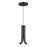 Kuzco Husk 9" LED Pendant, Glossy Black/Stainless Steel Shade - PD89709-GBK