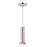 Kuzco Husk 9" LED Pendant, Polished Nickel/Stainless Steel Shade