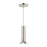 Kuzco Husk 9" LED Pendant, Polished Nickel/Stainless Steel Shade