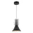 Kuzco Floe 8" LED Pendant, Glossy Black/Clear Crystal/Steel - PD94108-GBK-CC-UNV