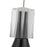 Kuzco Floe 8" LED Pendant, Glossy Black/Clear Crystal/Steel