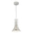 Kuzco Floe 8" LED Pendant, Nickel/Clear Crystal/Steel