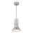 Kuzco Floe 8" LED Pendant, Nickel/Clear Crystal/Steel