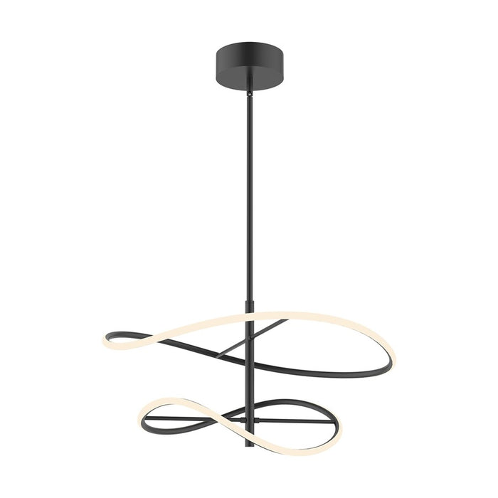 Kuzco Collide 24" LED Pendant, Black - PD96424-BK-UNV