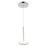 Kuzco Stephord 4" LED Pendant, Chrome/Clear Glass/Clear Glass - PD97204-CH-CL