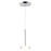 Kuzco Stephord 4" LED Pendant, Chrome/Clear Glass/Clear Glass