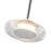 Kuzco Stephord 4" LED Pendant, Chrome/Clear Glass/Clear Glass