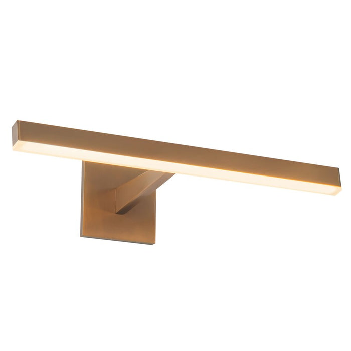 Kuzco Vega 19" Brass Dimmable LED Picture Lt, Vintage Brass