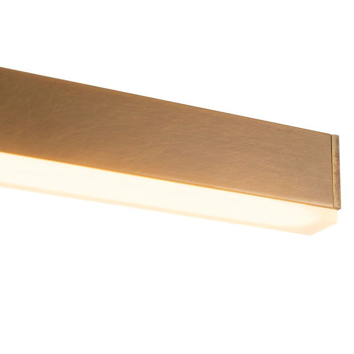 Kuzco Vega 31" Brass Dimmable LED Picture Lt, Vintage Brass