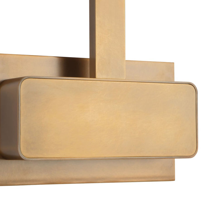 Kuzco Vega Minor Picture 34" Brass Dimmable LED, Vintage Brass