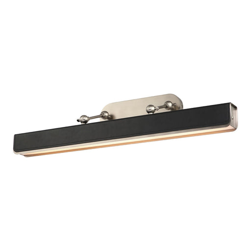 Kuzco Alora Valise 32in LED Picture Light | Aged Nickel Tuxedo Leather and Frosted Acrylic | Art Gallery & Wall Art Illumination | Model PL307931ANTL