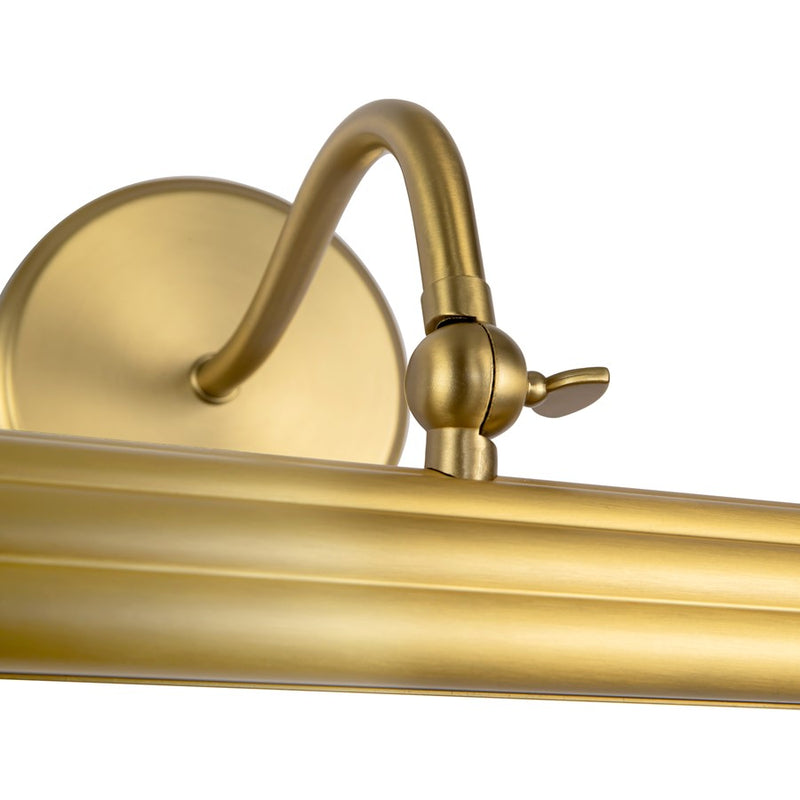 Kuzco Dottie 14" Gold Dimmable LED Picture Lt, Brushed Gold