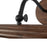 Kuzco Dottie 14" Brown Dimmable LED Picture Lt, Walnut