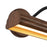 Kuzco Dottie 14" Brown Dimmable LED Picture Lt, Walnut
