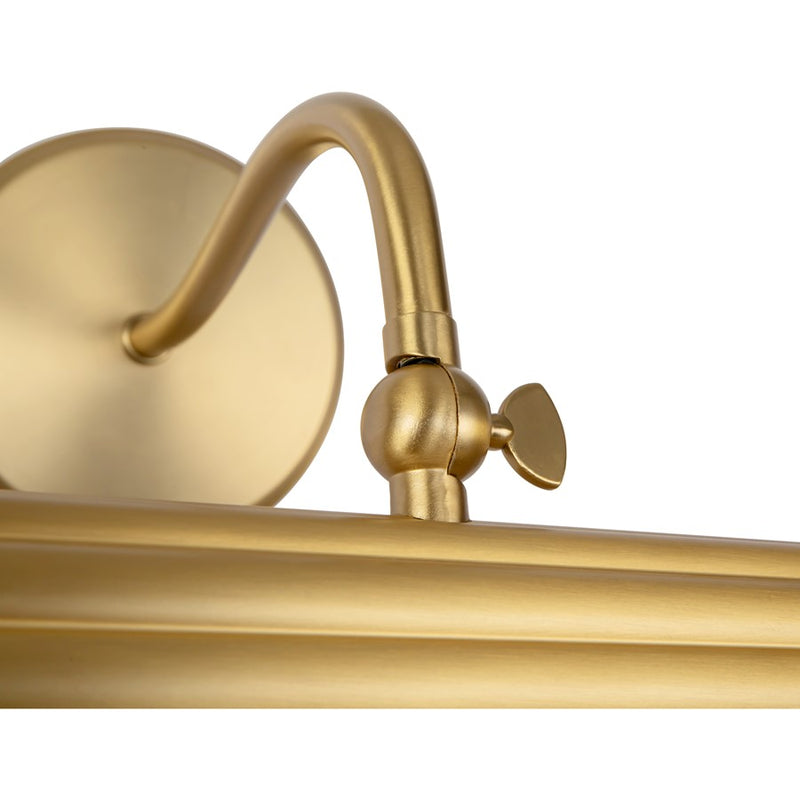 Kuzco Dottie 24" Gold Dimmable LED Picture Lt, Brushed Gold