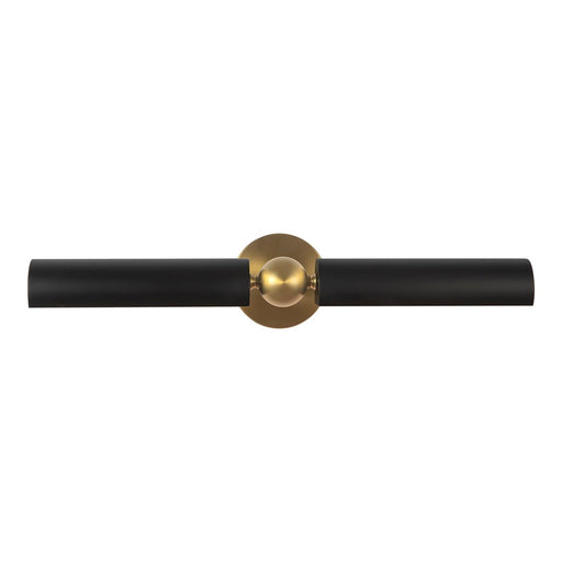 Kuzco Cole 23" Gold Picture Lt, Brushed Gold/Matte Black - PL405123BGMB