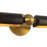 Kuzco Cole 23" Gold Picture Lt, Brushed Gold/Matte Black