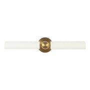 Kuzco Cole 23" Gold Picture Lt, Brushed Gold/White - PL405123BGWH