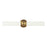 Kuzco Cole 23" Gold Picture Lt, Brushed Gold/White - PL405123BGWH