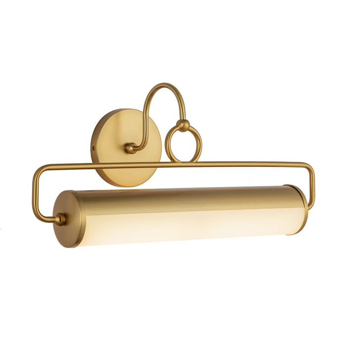 Kuzco Ellen 21" LED Wall/Picture Light, Brushed Gold/Steel Shade