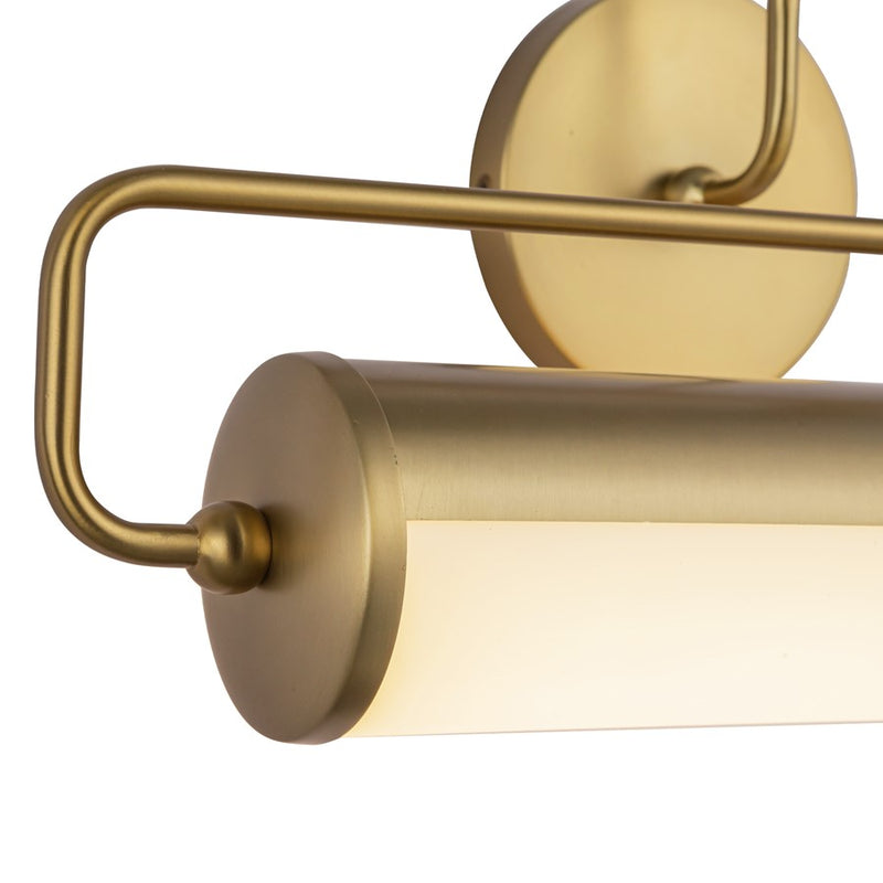Kuzco Ellen 21" LED Wall/Picture Light, Brushed Gold/Steel Shade