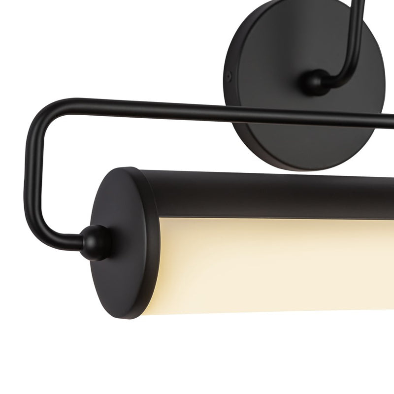 Kuzco Ellen 21" LED Wall/Picture Light, Matte Black/Steel Shade