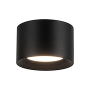 Kuzco Uma 6" Blk Dim LED Semi-Flush Mount, Blk - SF0702805BK