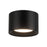 Kuzco Uma 6" Blk Dim LED Semi-Flush Mount, Blk - SF0702805BK