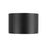 Kuzco Uma 6" Black Dimmable LED Semi-Flush Mount, Black