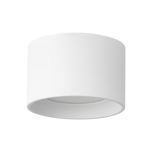 Kuzco Uma 6" Wht Dimmable LED Semi-Flush Mount, White