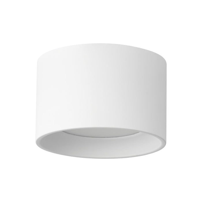 Kuzco Uma 6" Wht Dimmable LED Semi-Flush Mount, White