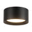 Kuzco Uma 7" Black Dimmable LED Semi-Flush Mount, Black - SF0702807BK
