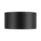 Kuzco Uma 7" Black Dimmable LED Semi-Flush Mount, Black