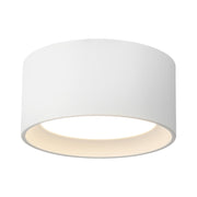 Kuzco Uma 7" White Dimmable LED Semi-Flush Mount, White - SF0702807WH