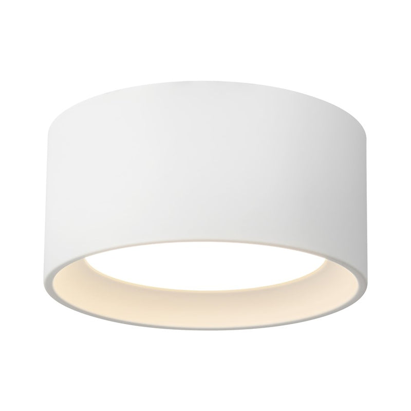 Kuzco Uma 7" White Dimmable LED Semi-Flush Mount, White - SF0702807WH