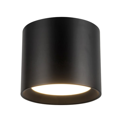 Kuzco Uma 7" Black Dimmable LED Semi-Flush Mount, Blk - SF0703207BK