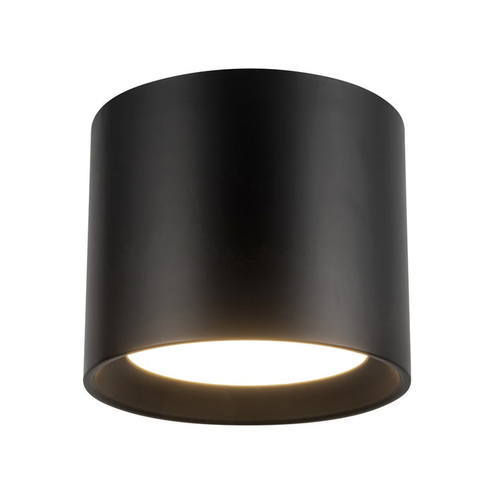 Kuzco Uma 7" Black Dimmable LED Semi-Flush Mount, Blk - SF0703207BK