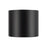 Kuzco Uma 7" Black Dimmable LED Semi-Flush Mount, Black