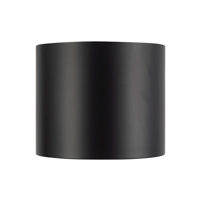 Kuzco Uma 7" Black Dimmable LED Semi-Flush Mount, Black