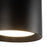 Kuzco Uma 7" Black Dimmable LED Semi-Flush Mount, Black