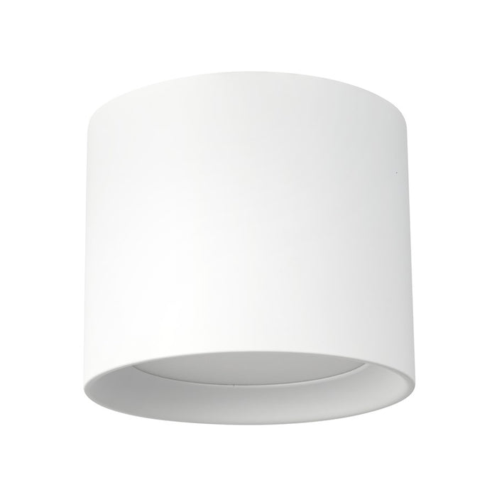 Kuzco Uma 7" White Dimmable LED Semi-Flush Mount, White
